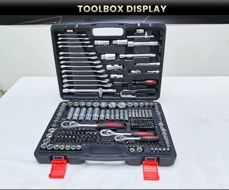 215Pcs Professional Mechanical Repair Socket Wrench Tool Set