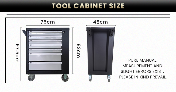 RTTOOL 240Pcs Chest Tools Box Set, Tool Cart Cabinet, Lockable Tool Cabinet
