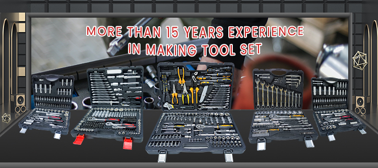 RTTOOL Professional Hand Tools Set Tool Hardware Box Mechanic herramientas