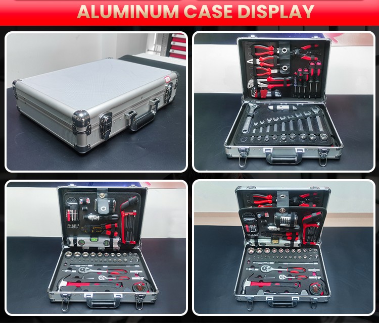 122Pcs Aluminum Case Repairing Mechanical Set