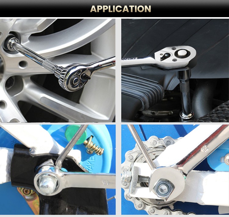 77pcs CRV Quality Car Repair Tools With Socket Wrench Set