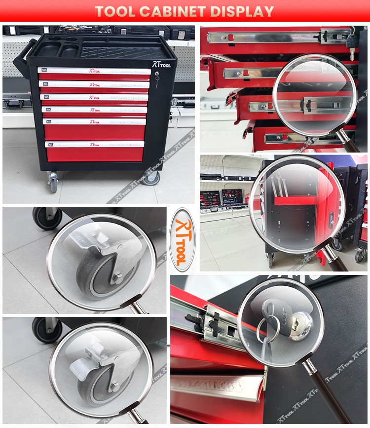 231pcs Workshop garage metal tool cabinet/tool trolley/ tool cart