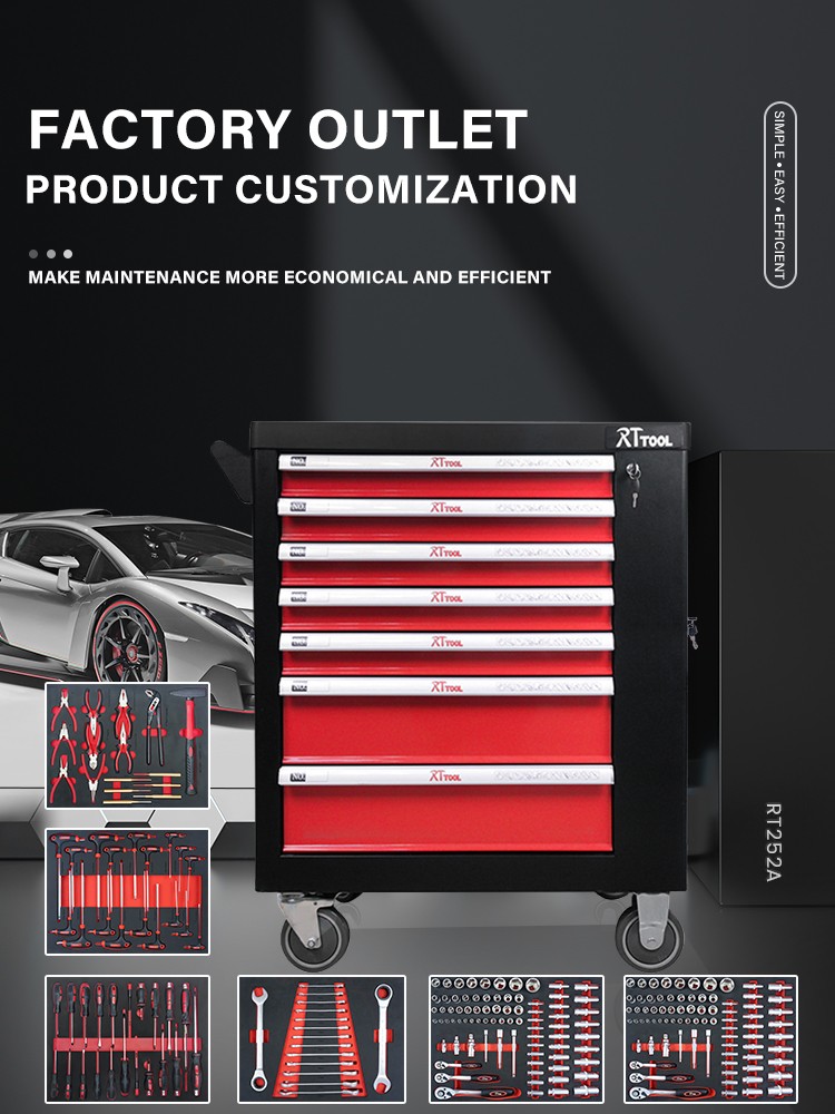 252PCS Heavy Duty Trolley Cabinet With Hand Tool Set 252PCS Heavy Duty Trolley Cabinet With Hand Tool Set