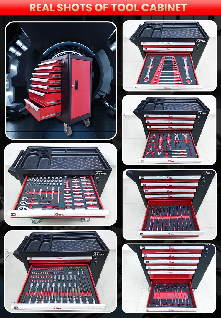 252PCS Heavy Duty Trolley Cabinet With Hand Tool Set 252PCS Heavy Duty Trolley Cabinet With Hand Tool Set