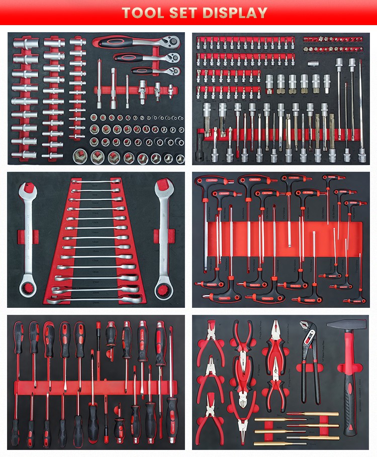 252PCS Heavy Duty Trolley Cabinet With Hand Tool Set 252PCS Heavy Duty Trolley Cabinet With Hand Tool Set