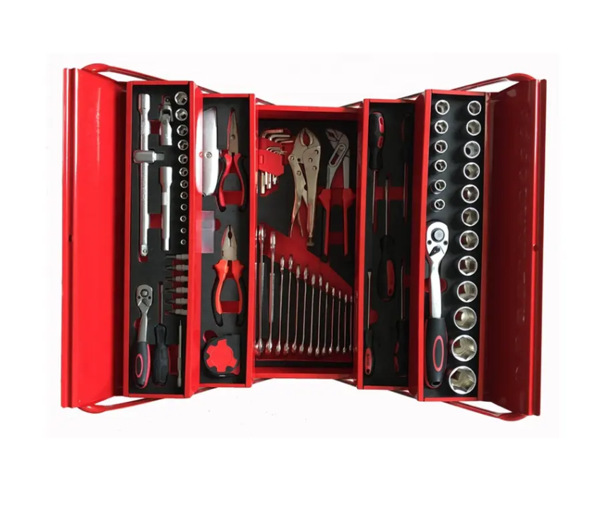 RTTOOL Professional 87pcs hand tool set general household/workshop repair tool kit