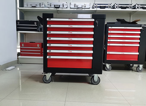 Packaging (tool cart/box/case/bag): appearance shape, style, color