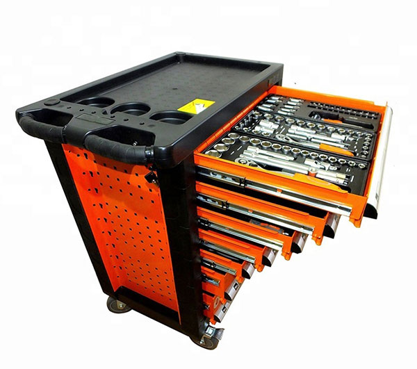650pcs Mechanic Tool Box Set in Trolley Tool Cabinet