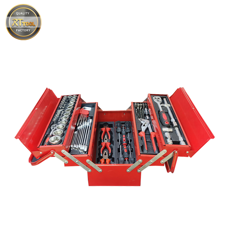 128PCS Iron Case Other Hand Tool Set Folding Tool Kit High Quality Set