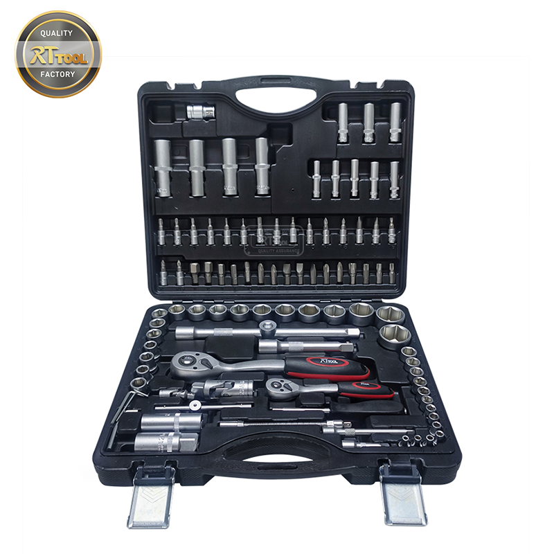 RTTOOL 94pcs Socket Tool Automobile Hand Tools Set Herramientas