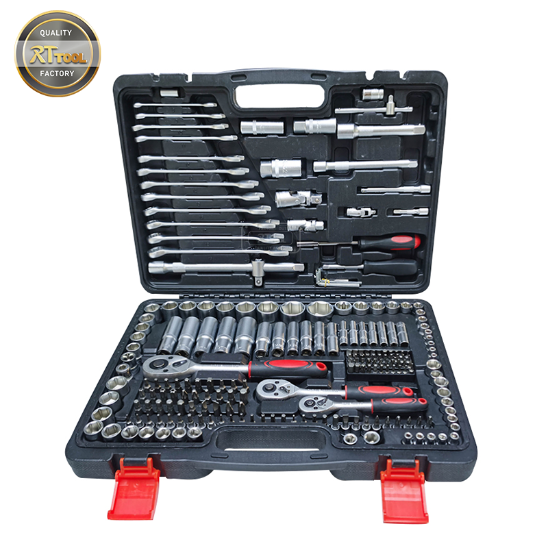 215Pcs Professional Mechanical Repair Socket Wrench Tool Set