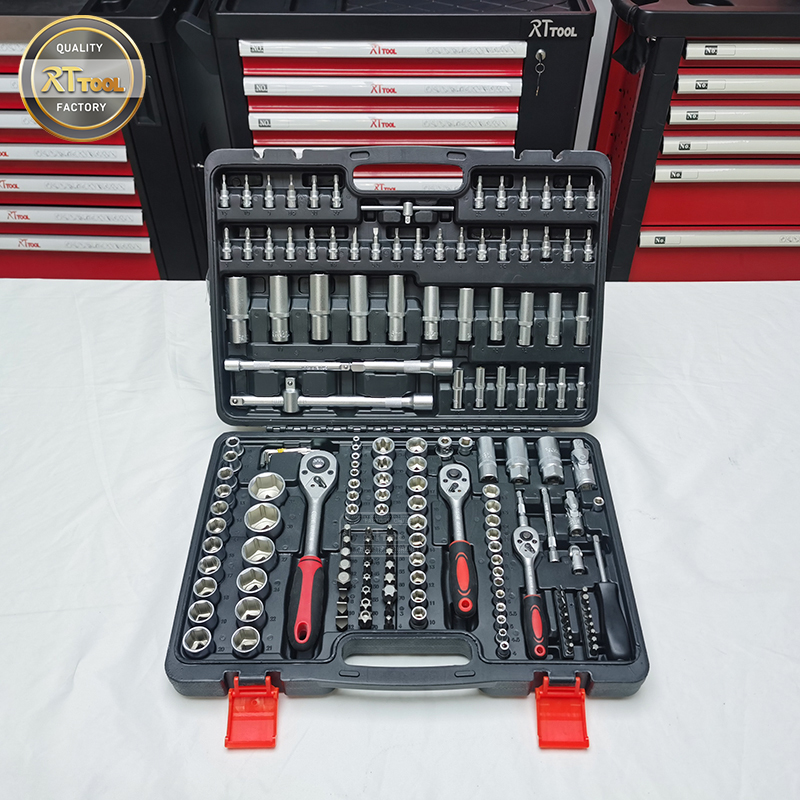 RTTOOL Professional Hand Tools Set Tool Hardware Box Mechanic herramientas