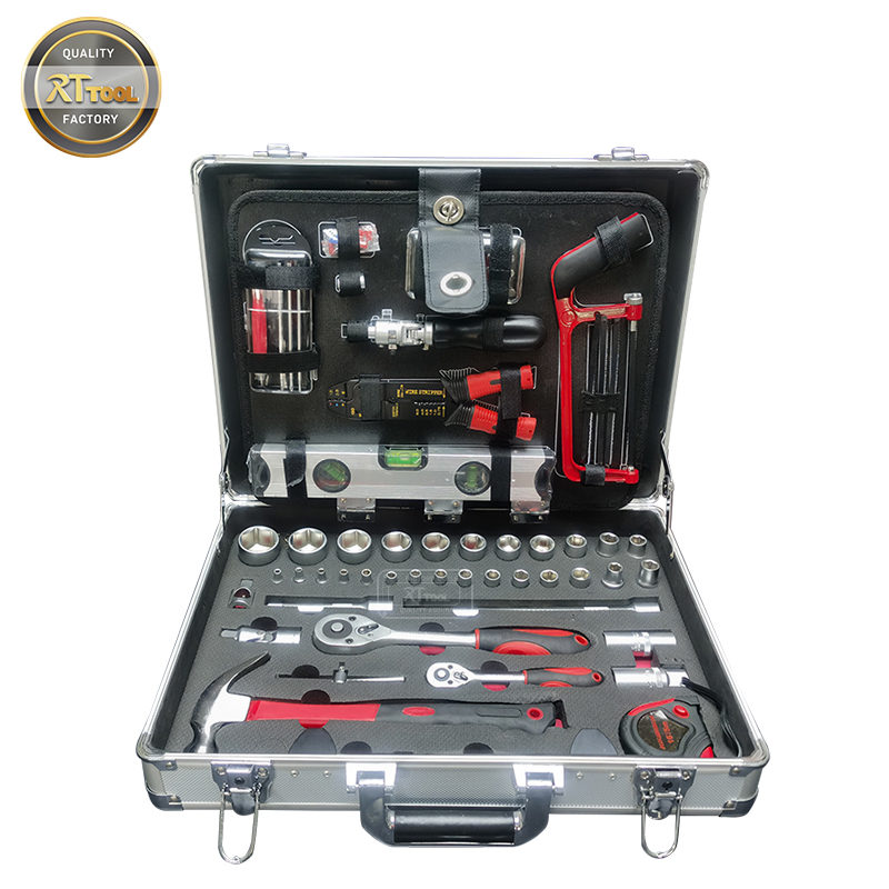 122Pcs Aluminum Case Repairing Mechanical Set