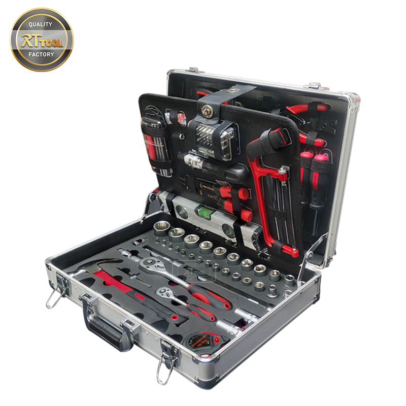 122Pcs Aluminum Case Repairing Mechanical Set