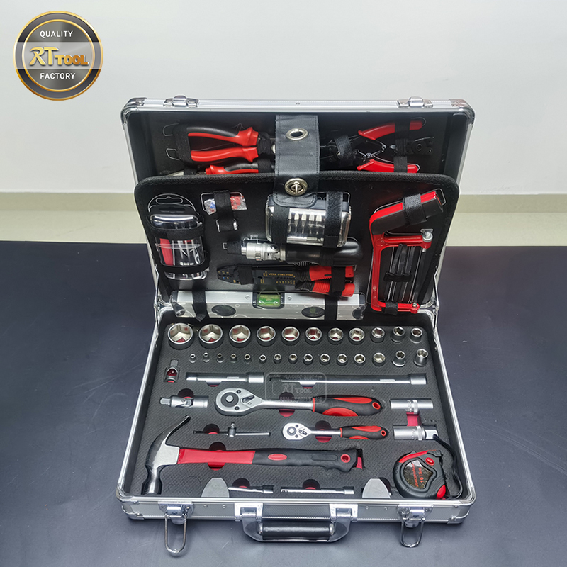 122Pcs Aluminum Case Repairing Mechanical Set