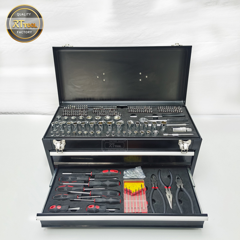 236 PCS Metal Case With Tools Germany Multi-function Hand Tools Set