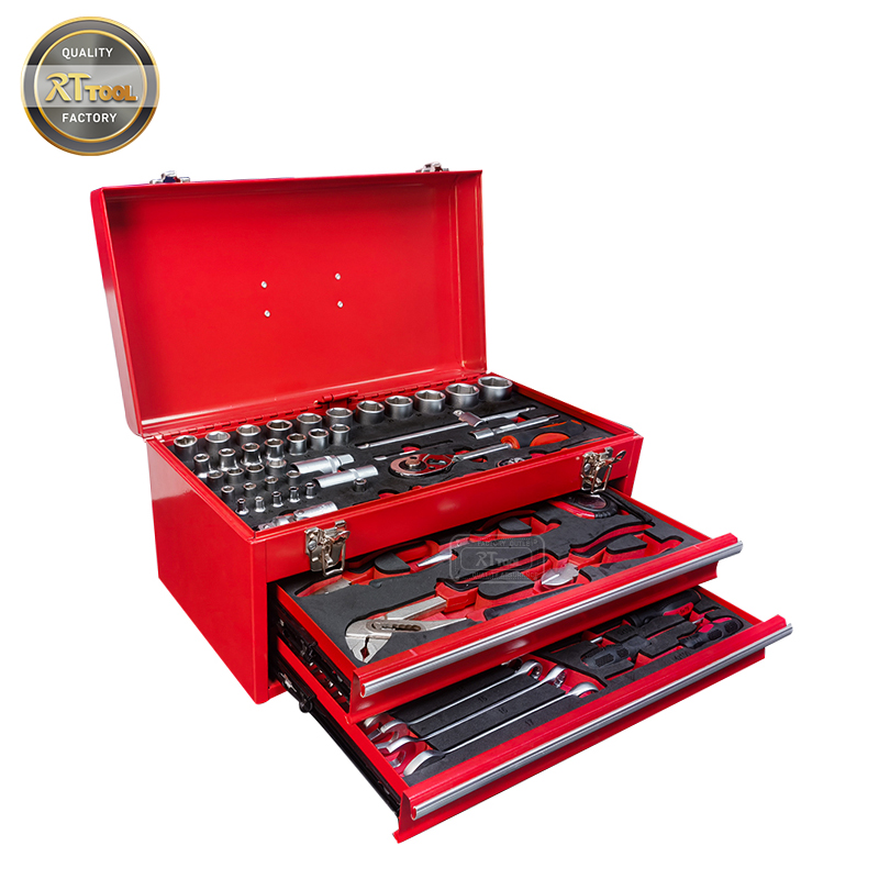 85 PCS Metal Box with Tools Multi Professional Hand Tool Set