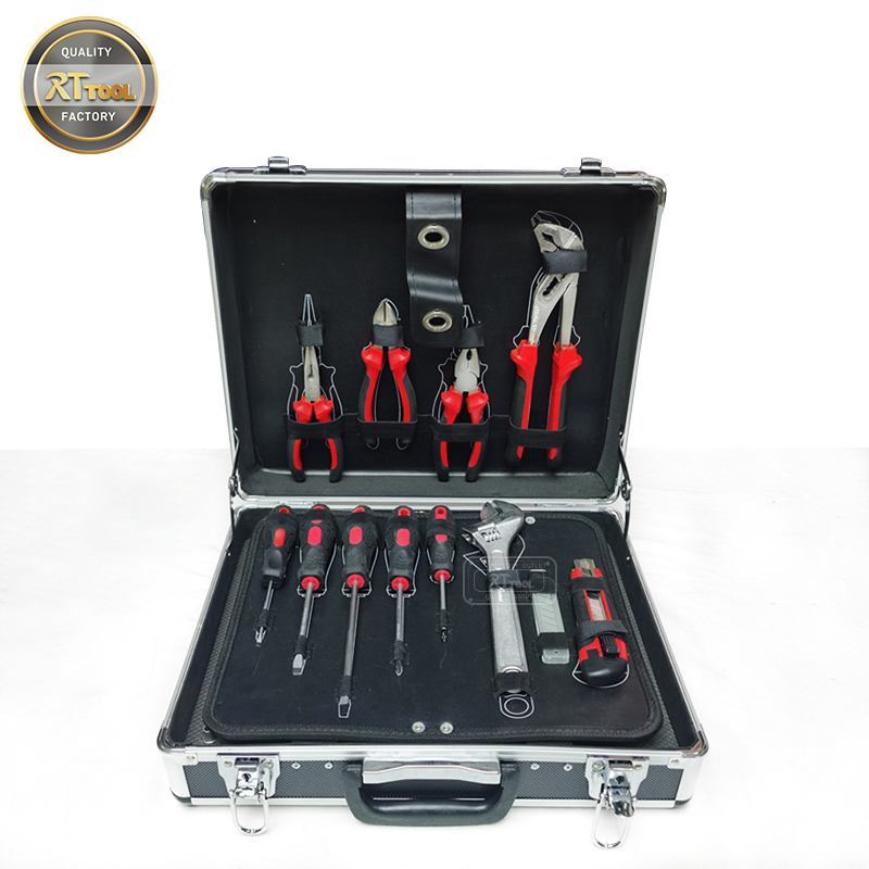 RTTOOL Custom Aluminum Case 71pcs Tools Box Set Mechanic herramientas