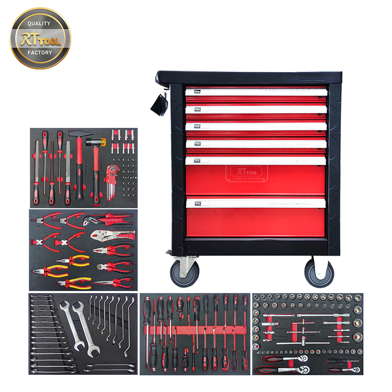 181PCS Professional Tools Cart garage Hand Tools Cart Trolley Cabinet China