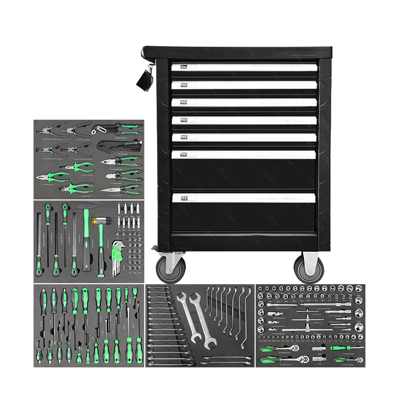 RTTOOL181A3 Hot Sale Professional Auto Repair Tool Cabinet Trolley Cabinet With Tools