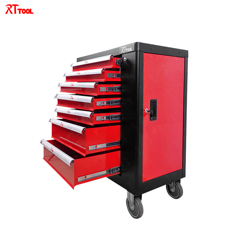 RTTOOL 198A Hot Sale Professional Auto Repair Tool Cabinet Trolley Cabinet With Tools