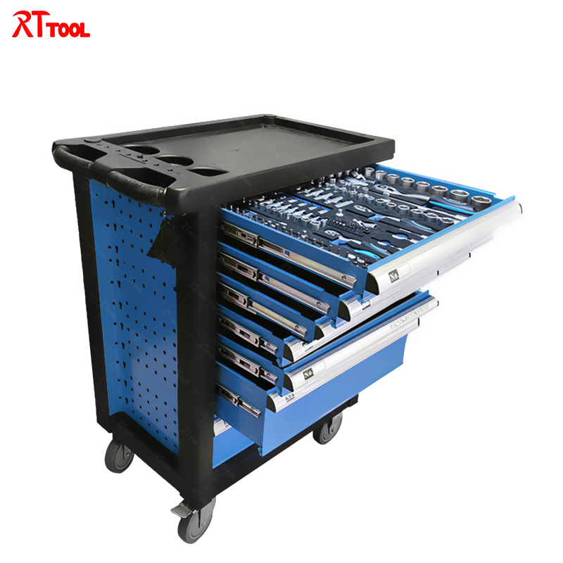 204PCS Storage Hand Tools Roller Tool Cabinet