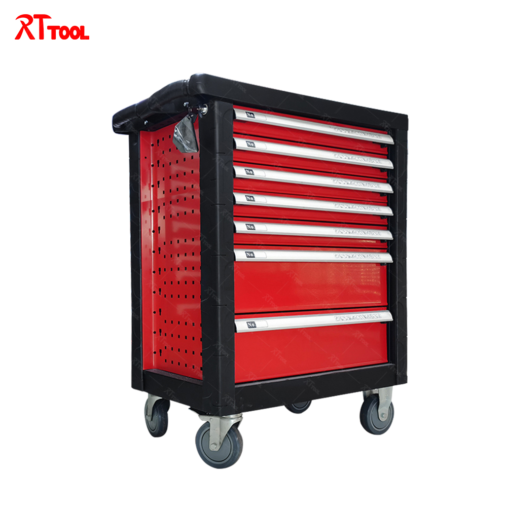 RTTOOL 220 PCS Hot Sale Professional Auto Repair Tool Cabinet Trolley Cabinet With Tools