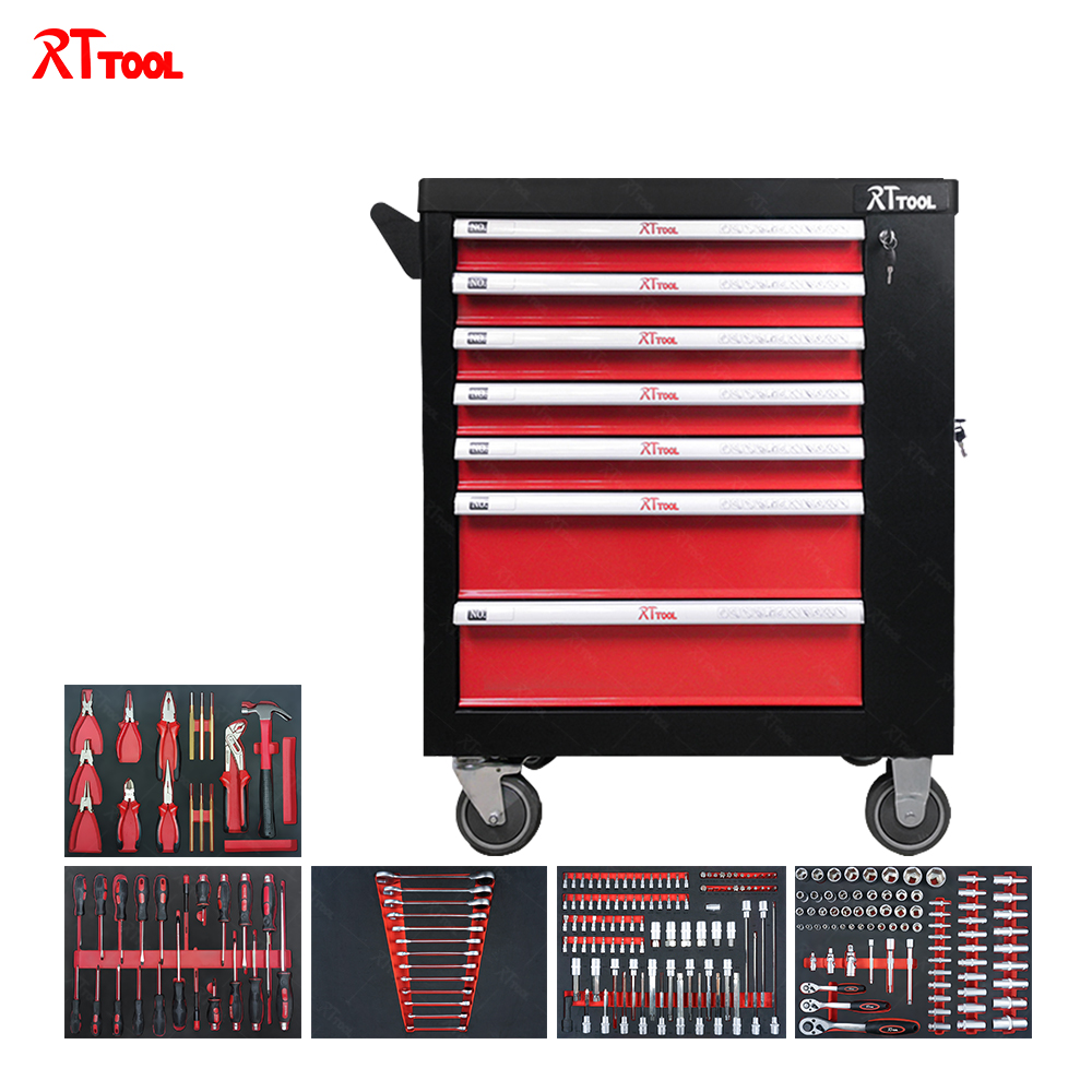 RTTOOL 231pcs Lockable Tool Cabinet,Tool Box Cabinet Professional Tool Chest