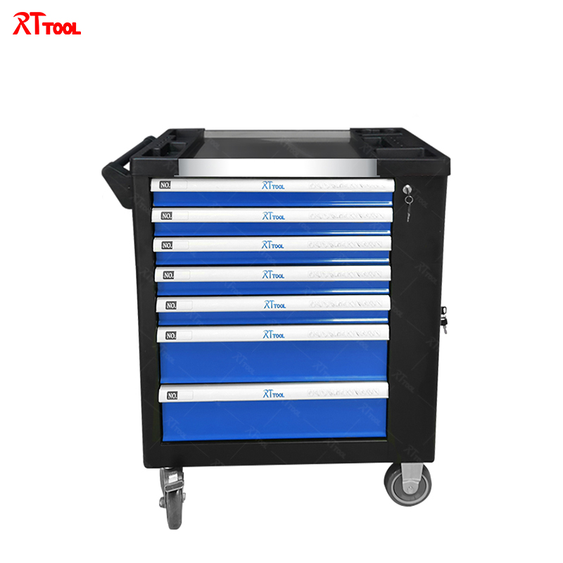 RTTOOL RT244A  Hot Sale Professional Auto Repair Tool Cabinet Trolley Cabinet With Tools