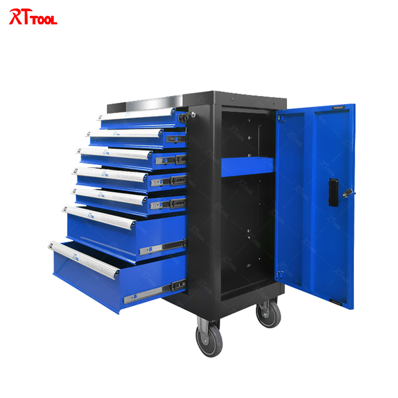RTTOOL RT244A  Hot Sale Professional Auto Repair Tool Cabinet Trolley Cabinet With Tools