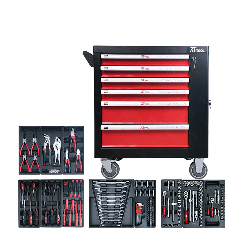 RTTOOL 245PC Tool Cabinet Tools Trolley Mechanic Garage Series Storage