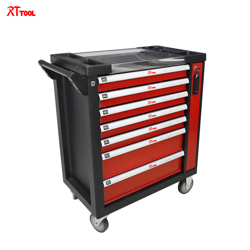 RT TOOL RT250A  Heavy Duty Trolley Cabinet, Car Repairing Tools Trolley Tool Set With Roller Cabinet