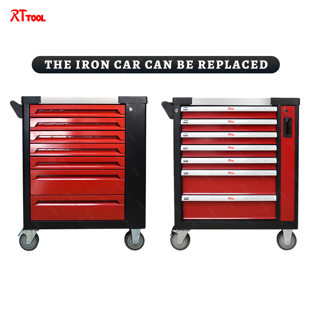 RT TOOL RT250A  Heavy Duty Trolley Cabinet, Car Repairing Tools Trolley Tool Set With Roller Cabinet