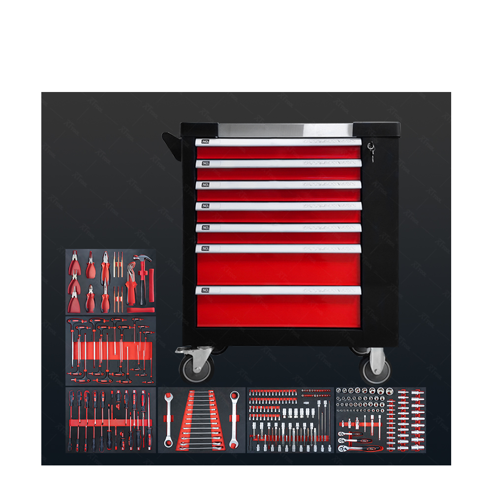 RT TOOL 252A Hot Sale Professional Auto Repair Tool Cabinet Trolley Cabinet With Tools