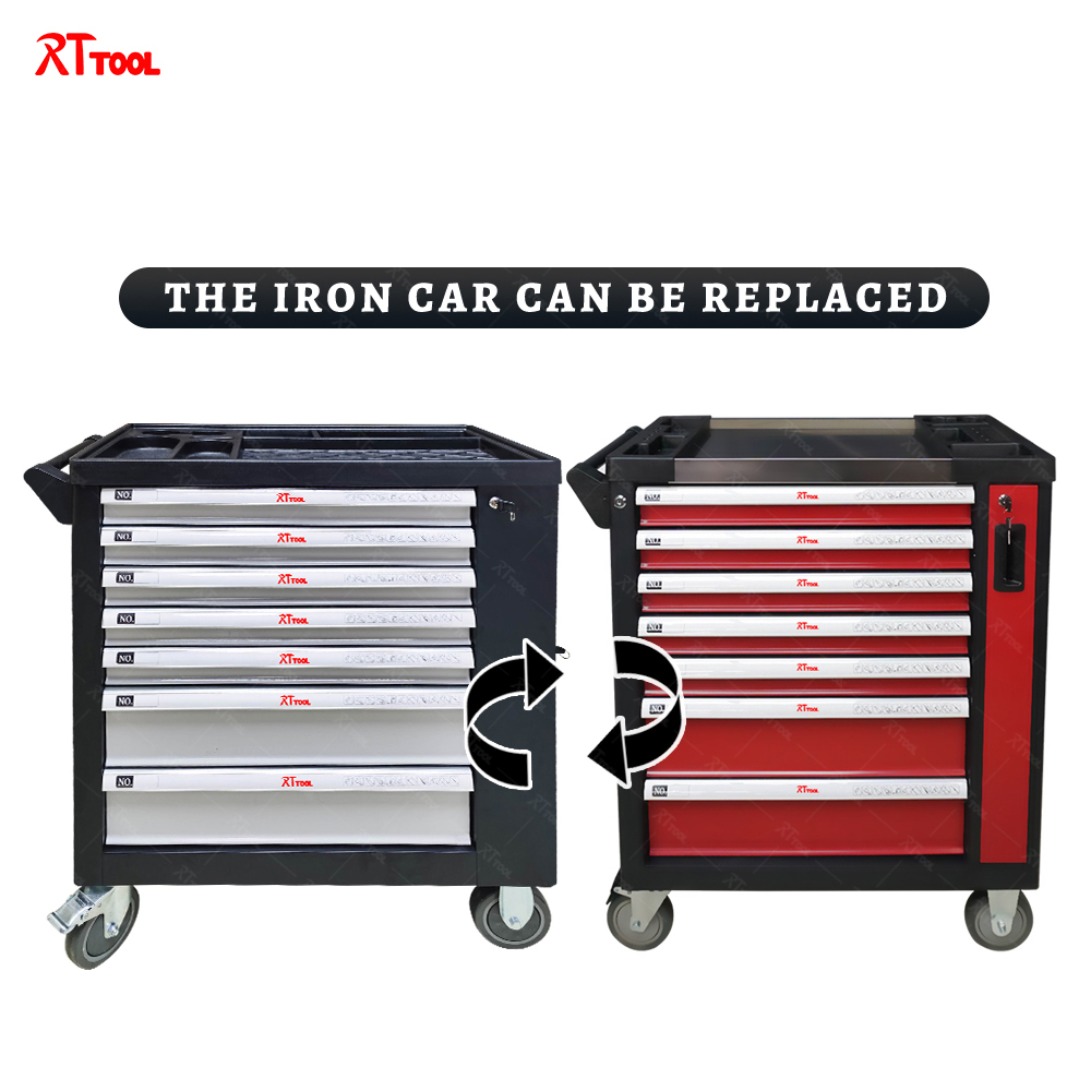 RTTOOL 261A Hot Sale Tool Cabinet Side Door Maintenance Trolley Tool Set For Sale