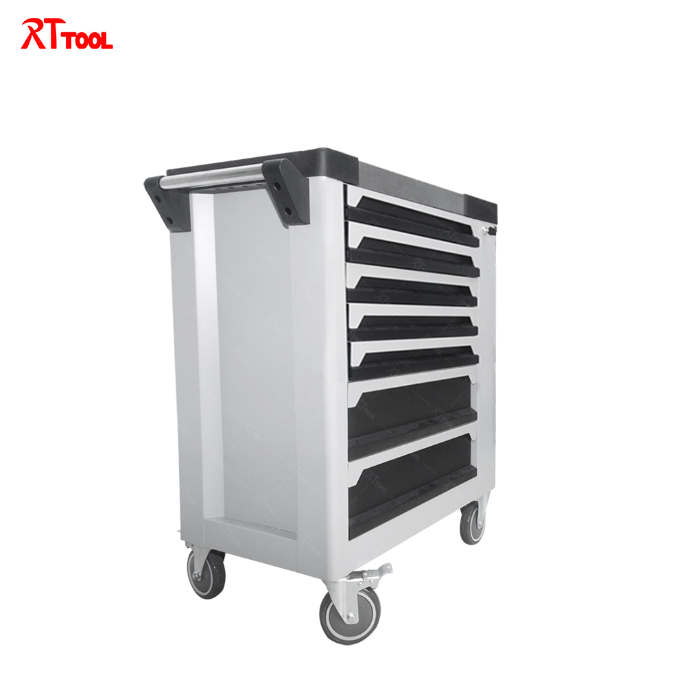 RT TOOL 277A Steel Tool Cart Heavy Duty Tool Cabinet Stainless Steel Tool Cart