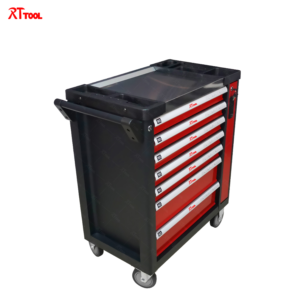 RT TOOL 278A Drawers High Rolling Metal Tool Cabinet Trolley Cart For Automobile Maintenance