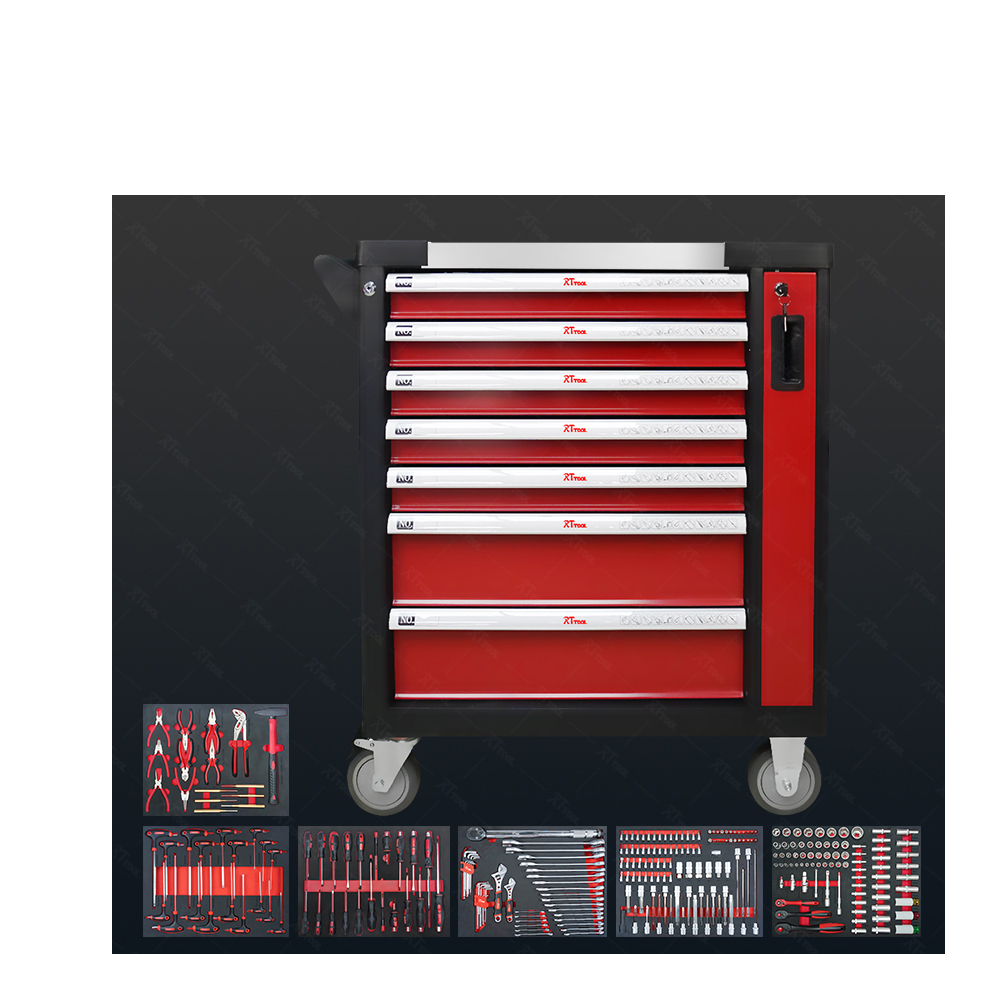 RT TOOL RT282A 7 Drawers Germany Tool Set Mechanical Trolley Great Boss Workshop