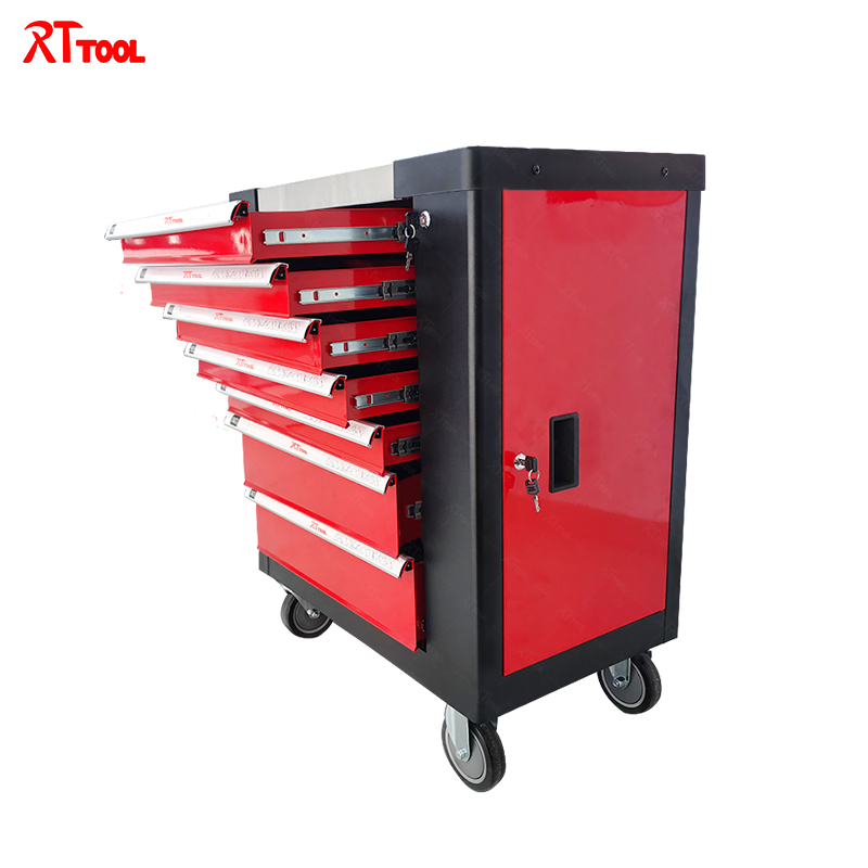 Factory Direct Sale RT285A Super Rolling Metal Tool Trolley Car Repair Garage Hand Tool Storage Cabinet