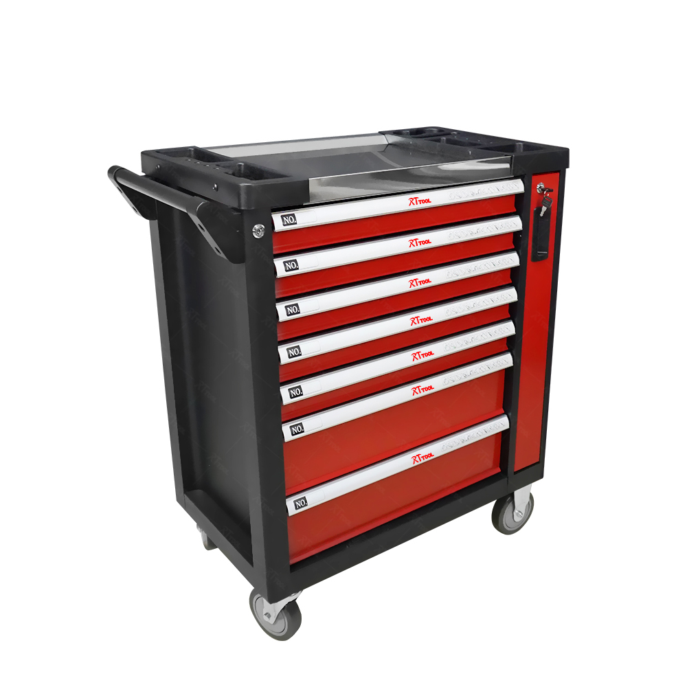 RT TOOL 298A Hot Storage Metal Trolley Cabinet With Hand Tools