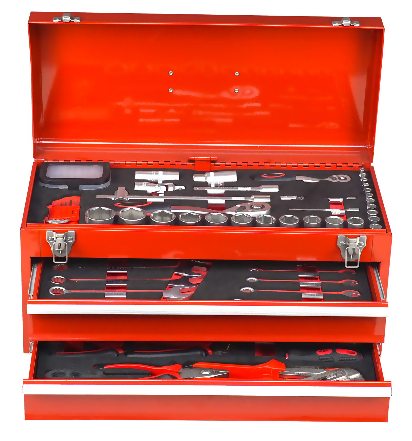 RTTOOL Hand Tool Set Metal Household Tool Set Box Professional