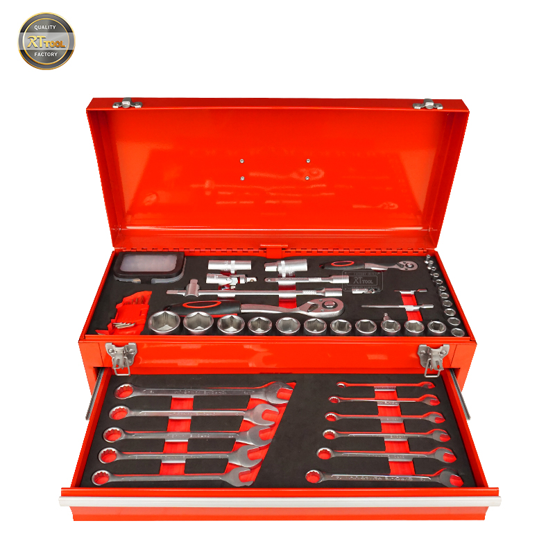 RTTOOL Hand Tool Set Metal Household Tool Set Box Professional