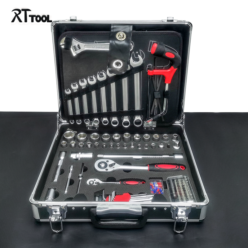 RTTOOL 129pcs Car Tools Box Set Hardware Mechanic Tool Set Professional herramientas