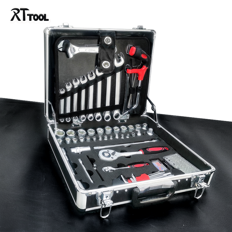 RTTOOL 129pcs Car Tools Box Set Hardware Mechanic Tool Set Professional herramientas