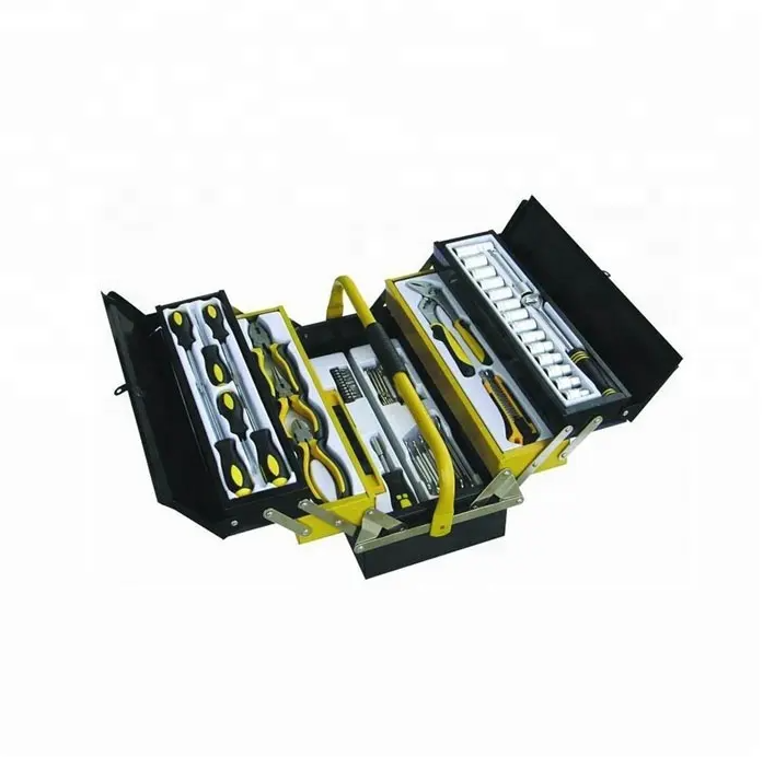 RTTOOL 58 pcs fold metal case tools professional tools kit RT TOOL