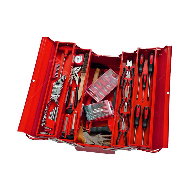 RTTOOL 68Pcs Metal Case Tool Kit/ Forging Hand Tools/Multipurpose Hand Tool Kit