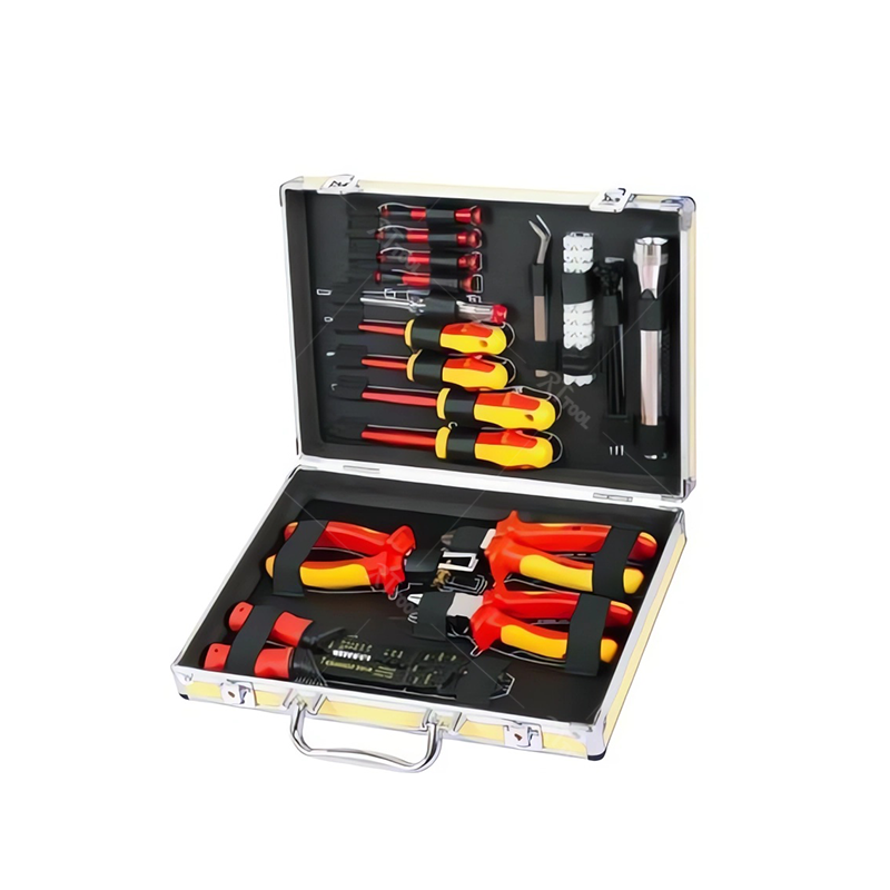 RTTOOL 17pcs Aluminum tool set mechanical hardware germany design tool kit