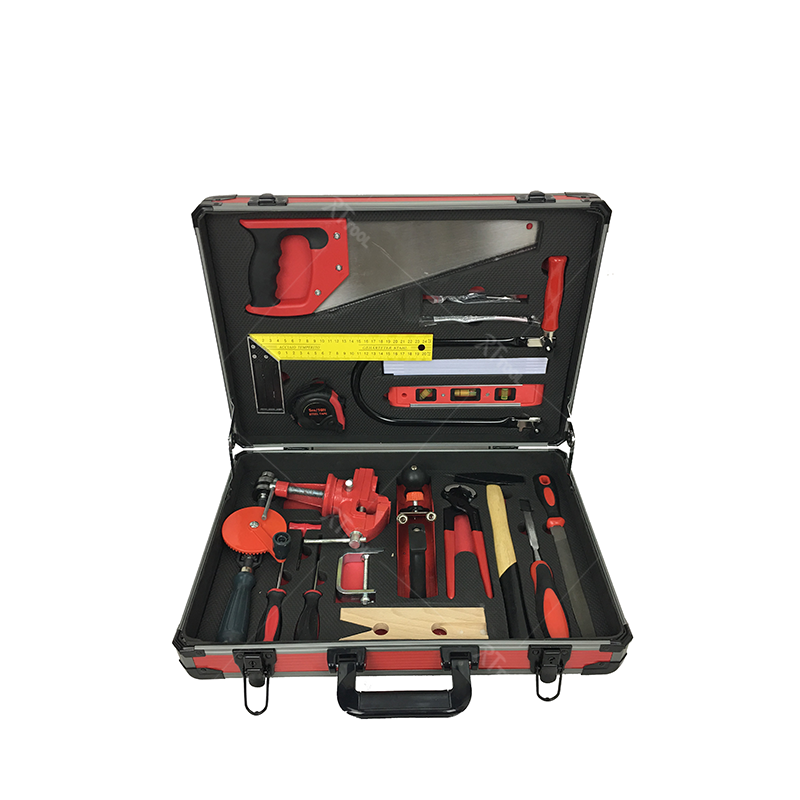 RTTOOL 24PCS Hand Tools Box Package Tool Sets Workshop Repair Kit