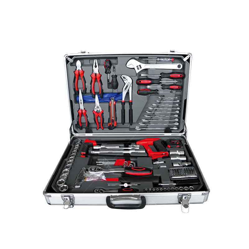 RTTOOL 114PCS All Hand Tools Names Aluminum Case Tools Kit