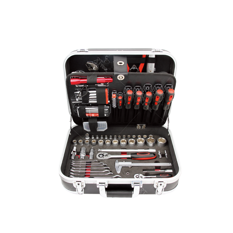 RTTOOL 121PCS All Kind of Hand Tools With Mechanic Aluminum Kit Set